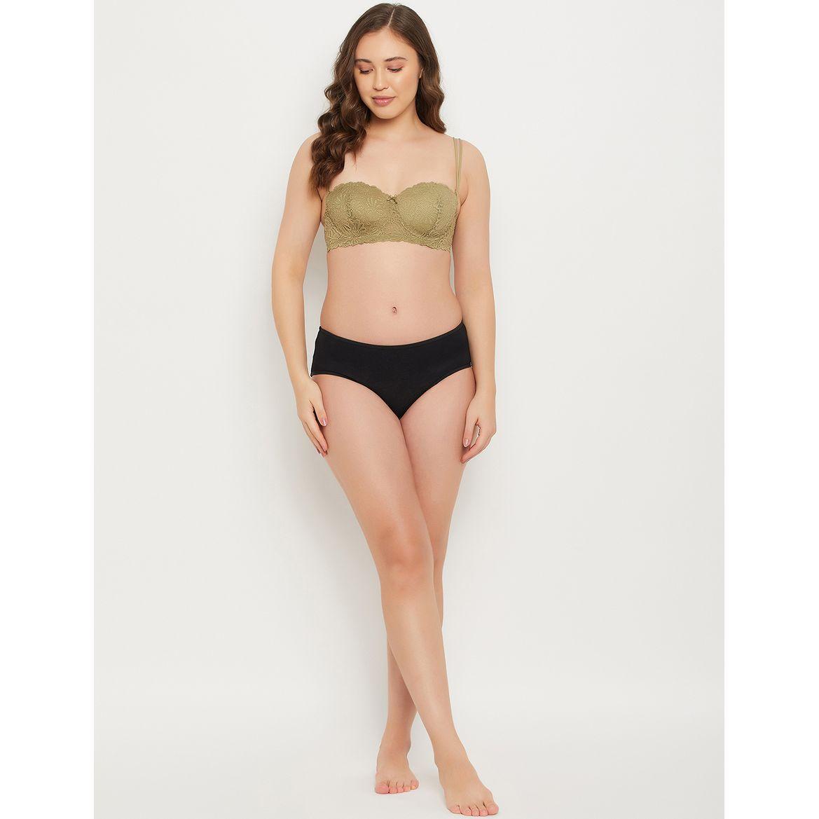 Padded Wired Multiway Strap Lace Balconette Bra-women-clothing-lingerie-bras-image-1