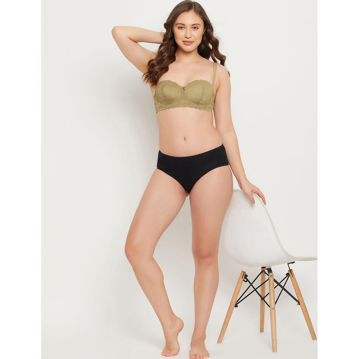 Padded Wired Multiway Strap Lace Balconette Bra-women-clothing-lingerie-bras-image-2