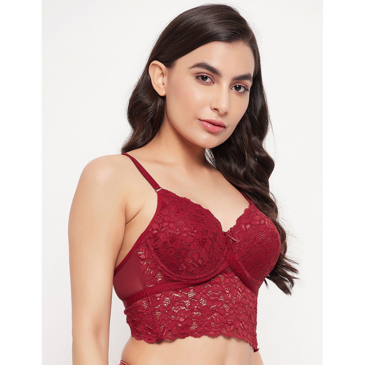 صدرية براليت مبطنة بتداخلات دانتيل-women-clothing-lingerie-bras-image-3