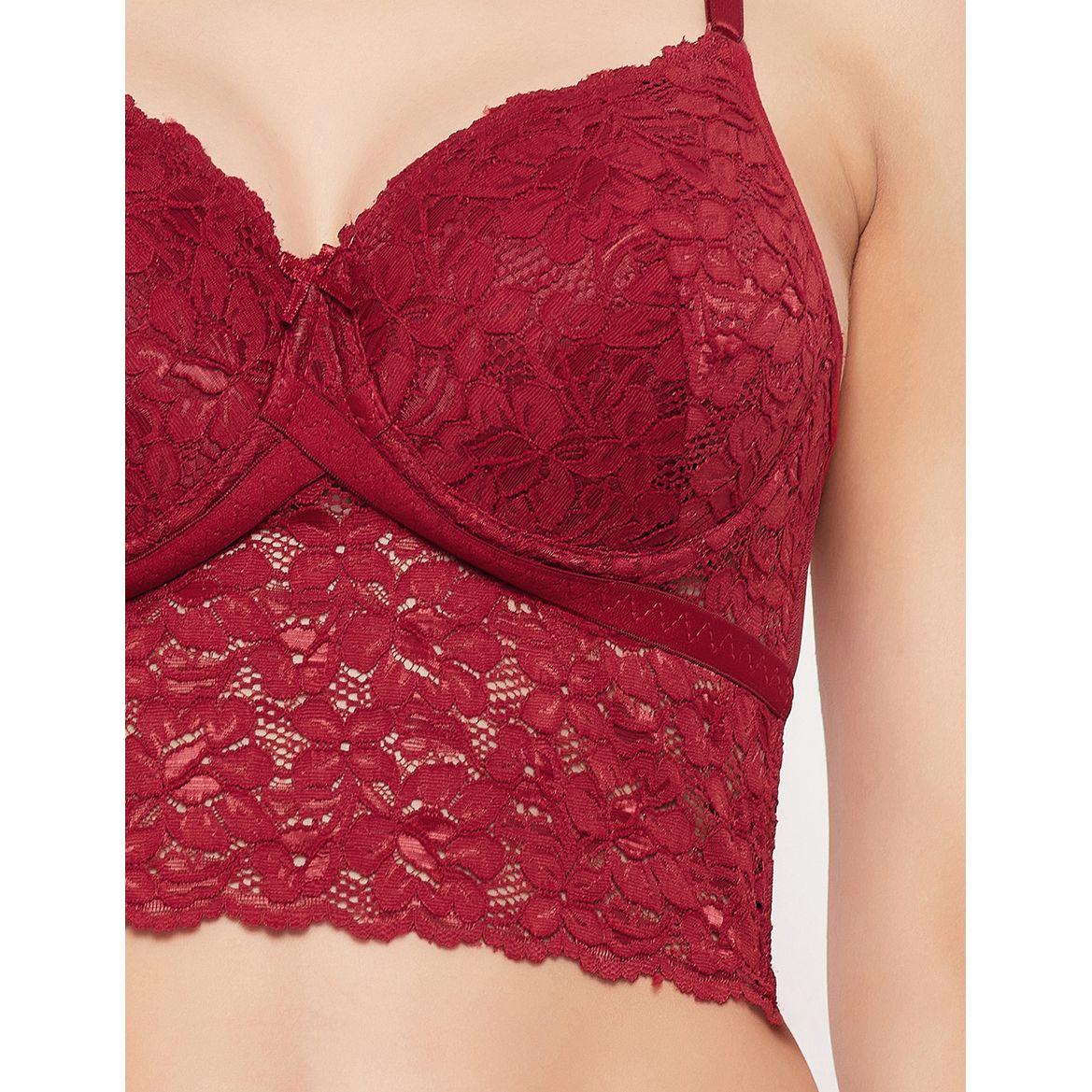 Padded Wired Full Cup Longline Lace Bralette-women-clothing-lingerie-bras-image-7