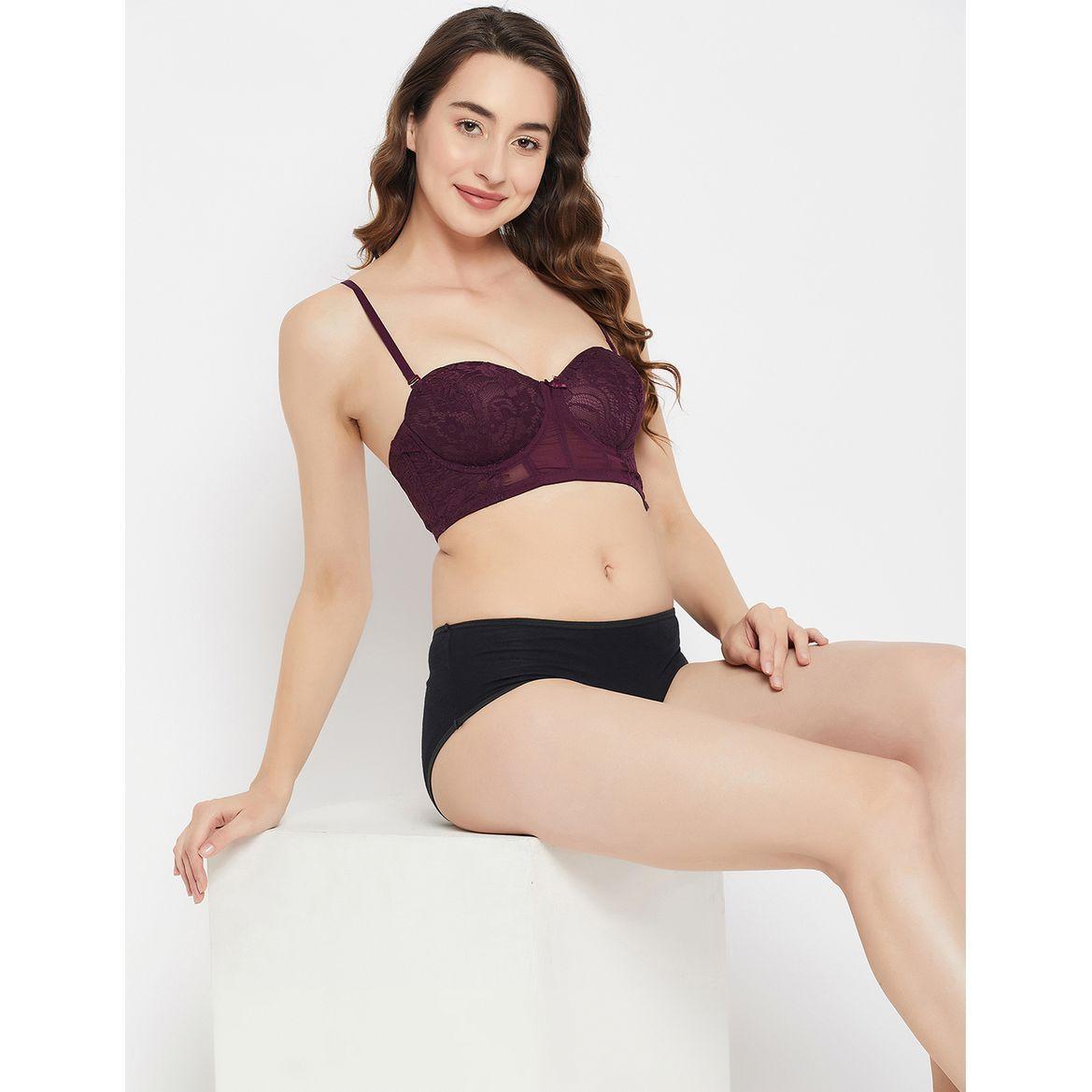 Padded Underwired Full Cup Multiway Balconette Bralette-women-clothing-lingerie-bras-image-2
