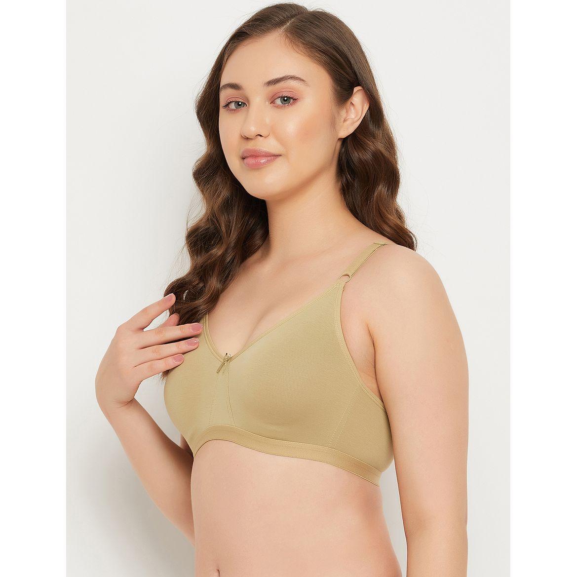 Non-Padded Non-Wired Full Cup Cotton T-Shirt Bra-women-clothing-lingerie-bras-image-4