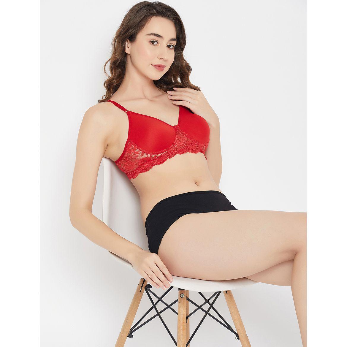 صدرية غير مبطنة بتداخلات دانتيل-women-clothing-lingerie-bras-image-2