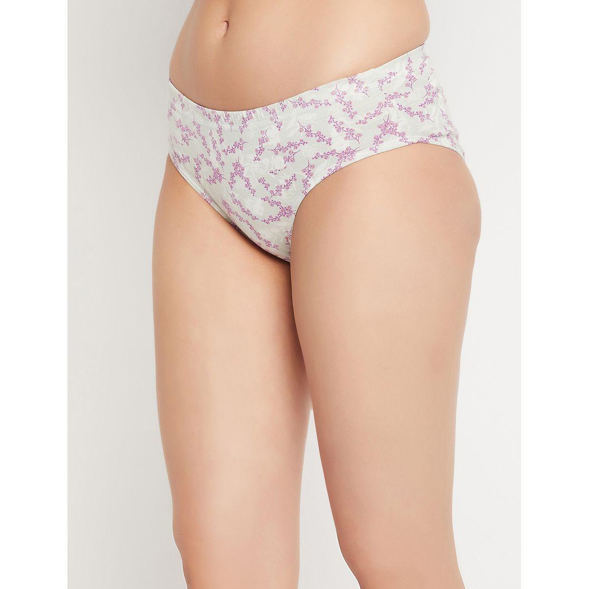 Pack of 3 - Cotton Floral Print Hipster Bikini-women-clothing-lingerie-panties-image-12