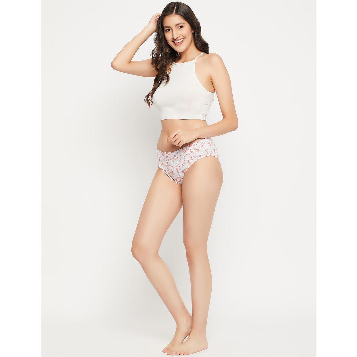 Pack of 3 - Cotton Floral Print Hipster Bikini-women-clothing-lingerie-panties-image-2