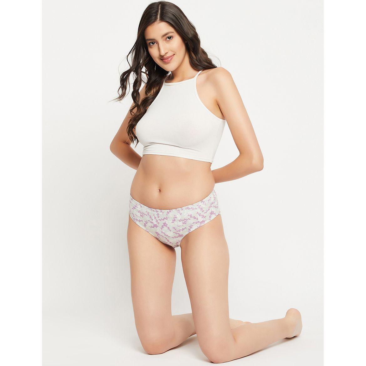 Pack of 3 - Cotton Floral Print Hipster Bikini-women-clothing-lingerie-panties-image-7