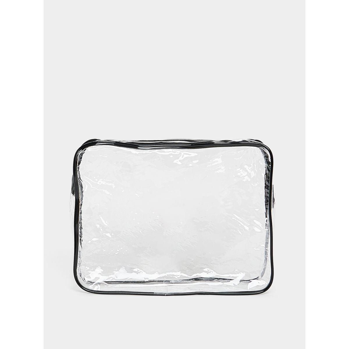 Styli Transparent Contrast Lining Washbag-travel-accessories-image-2