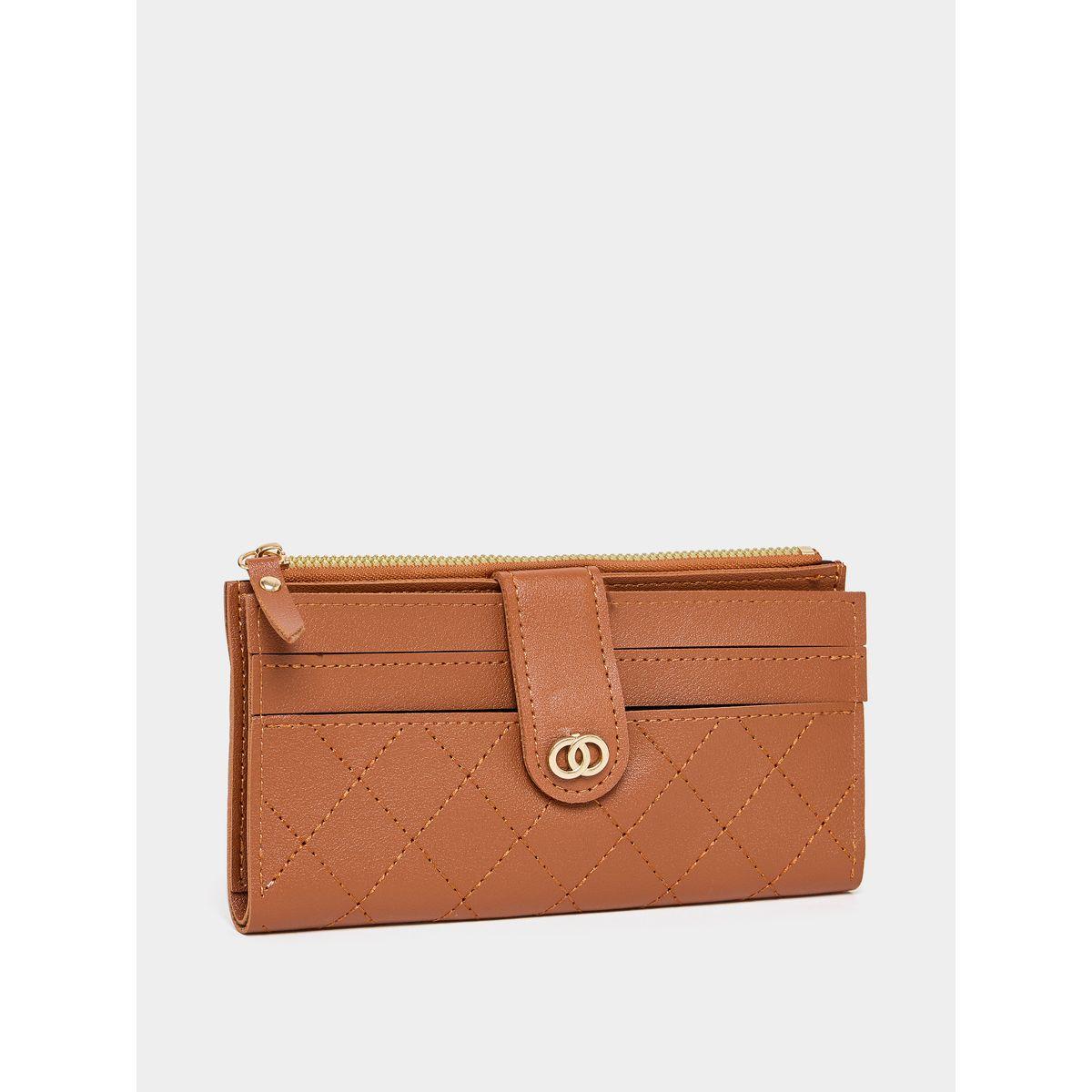Styli Stitch Push Lock Long Wallet-women-bagsandwallets-wallets-image-1