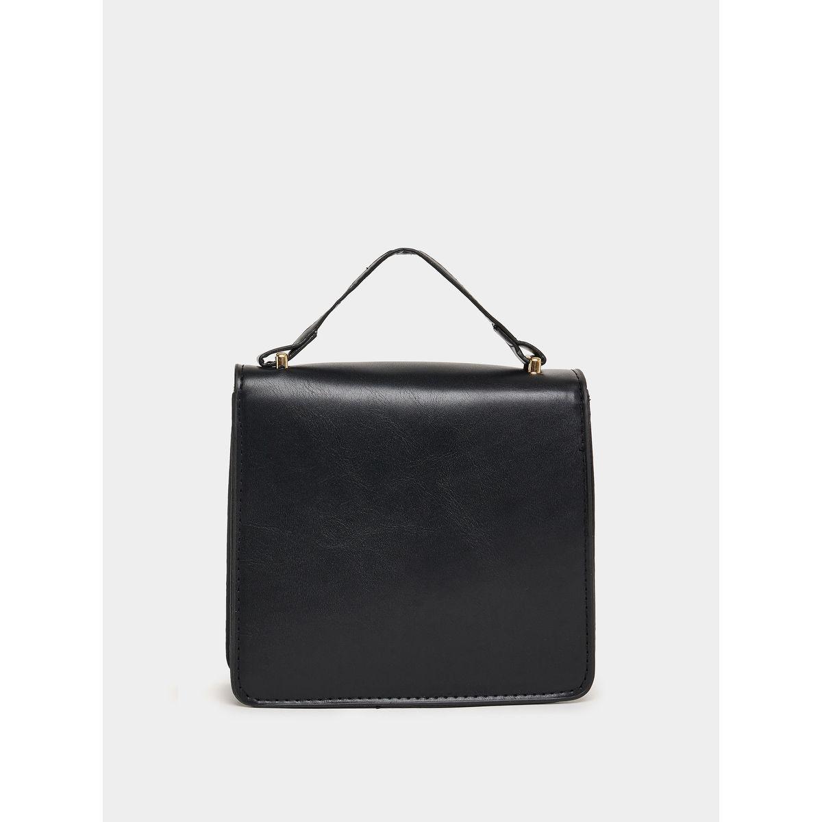 Styli Printed Scarf Detail Handbag with Push Lock-women-bagsandwallets-handbags-image-2