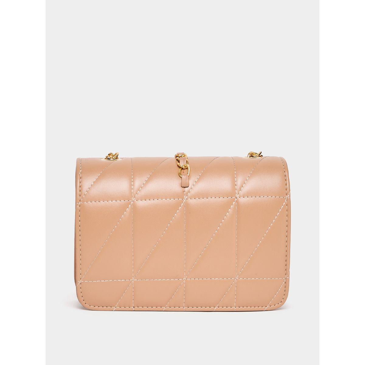 Styli Chain Strap Stitch Detail Shoulder Bag-women-bagsandwallets-handbags-image-2