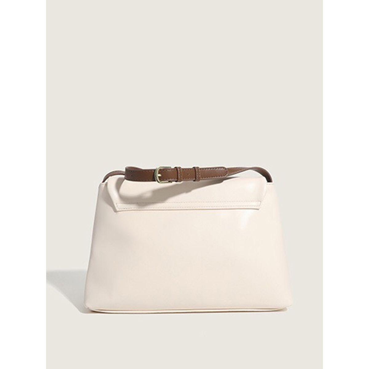 Styli Belt Buckle Detail Flap Shoulder Bag-women-bagsandwallets-handbags-image-3