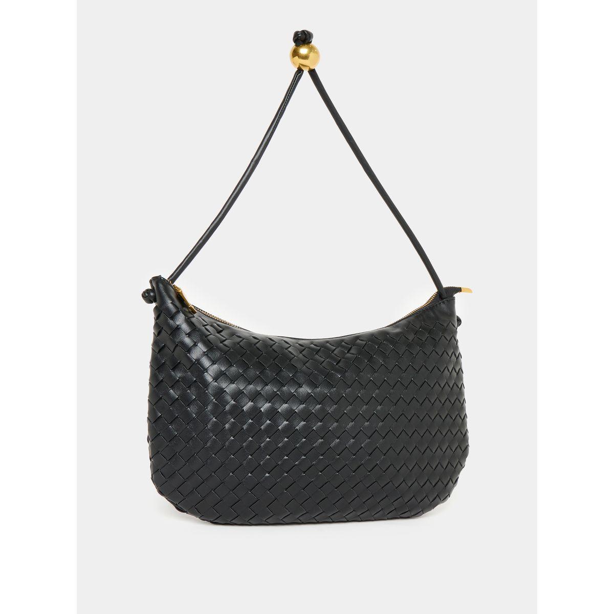 Styli Textured Woven Shoulder Bag-women-bagsandwallets-handbags-image-1