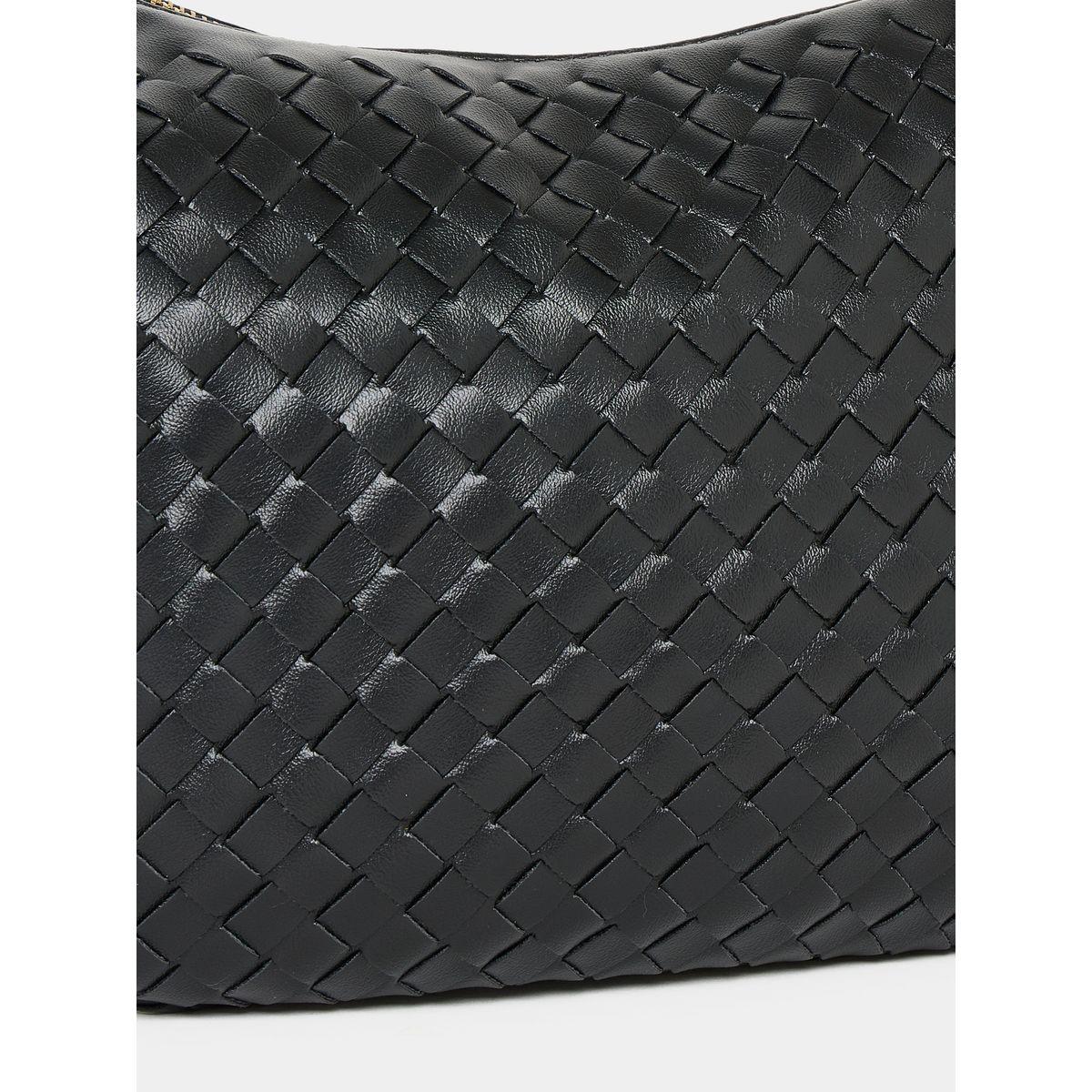 Styli Textured Woven Shoulder Bag-women-bagsandwallets-handbags-image-2