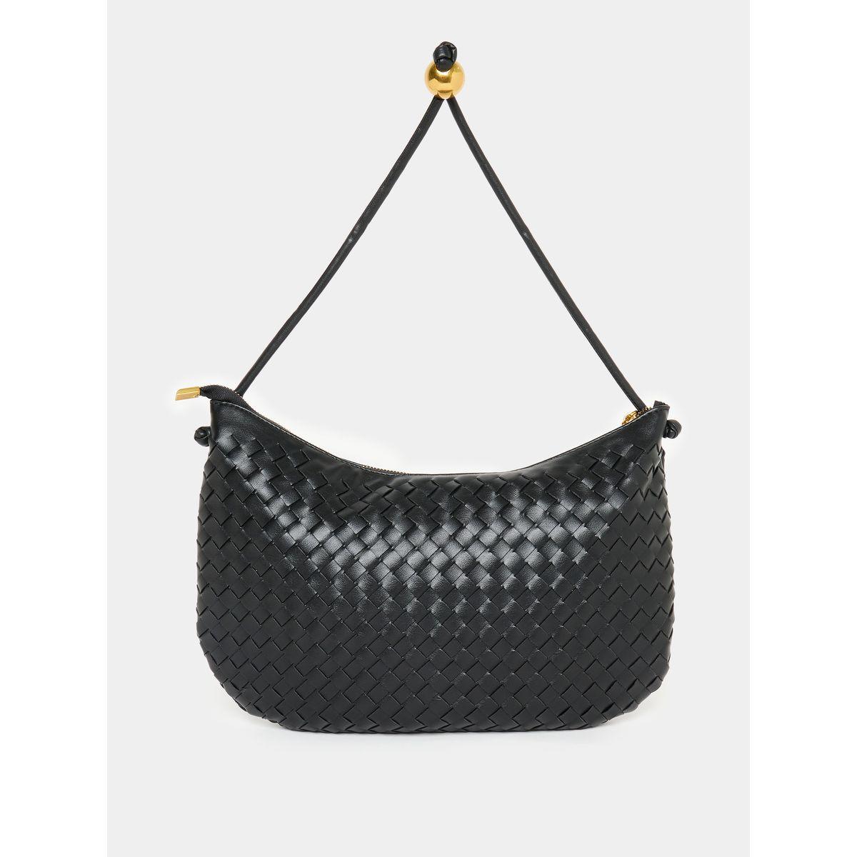 Styli Textured Woven Shoulder Bag-women-bagsandwallets-handbags-image-3