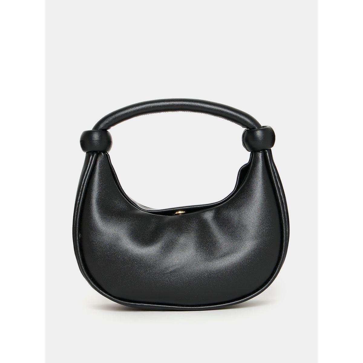 Styli Single Top Handle Plain Handbag-women-bagsandwallets-handbags-image-2