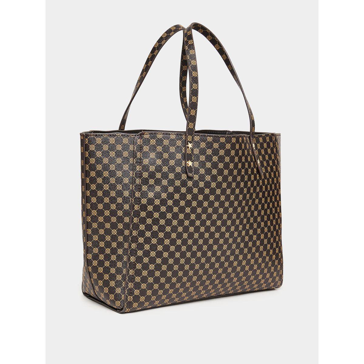 Styli Monogram Print Shoulder Bag-women-bagsandwallets-handbags-image-1