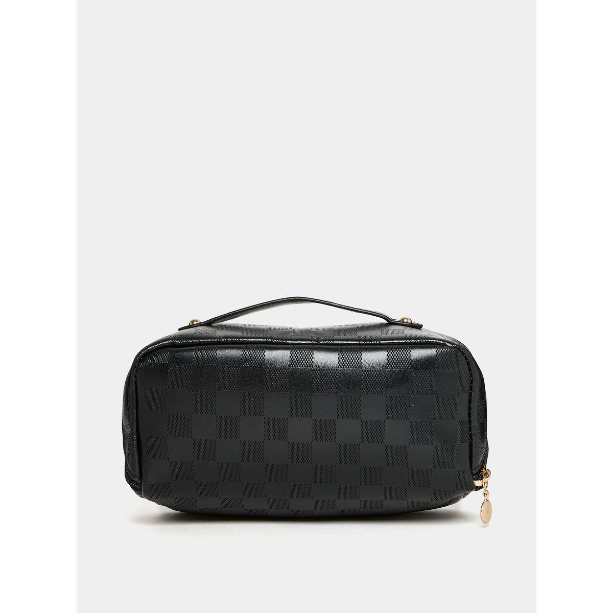Styli Check Pattern Washbag-travel-accessories-image-2