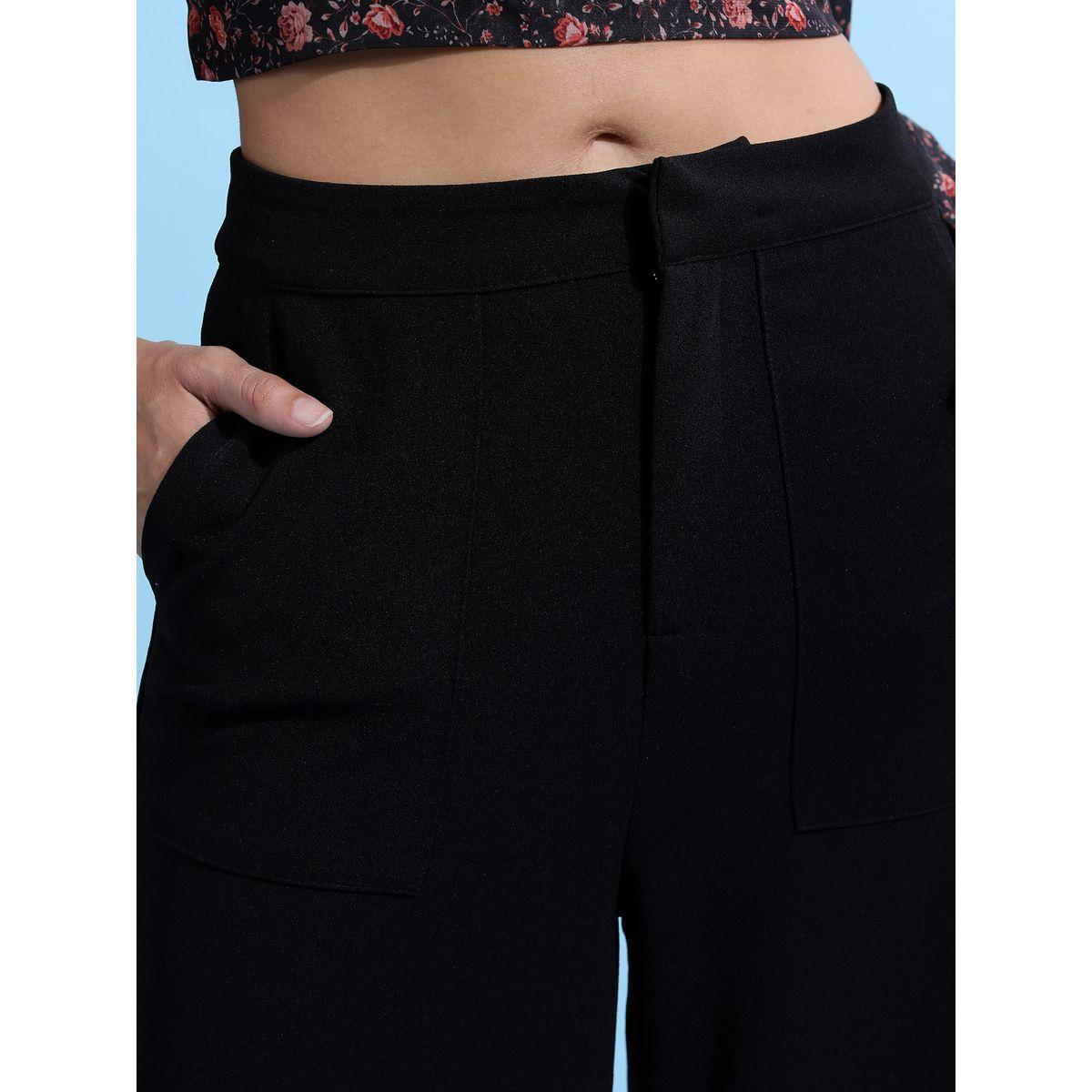 Ketch X Styli Solid High Rise Wide Leg Trouser-women-clothing-bottoms-trousers-image-5