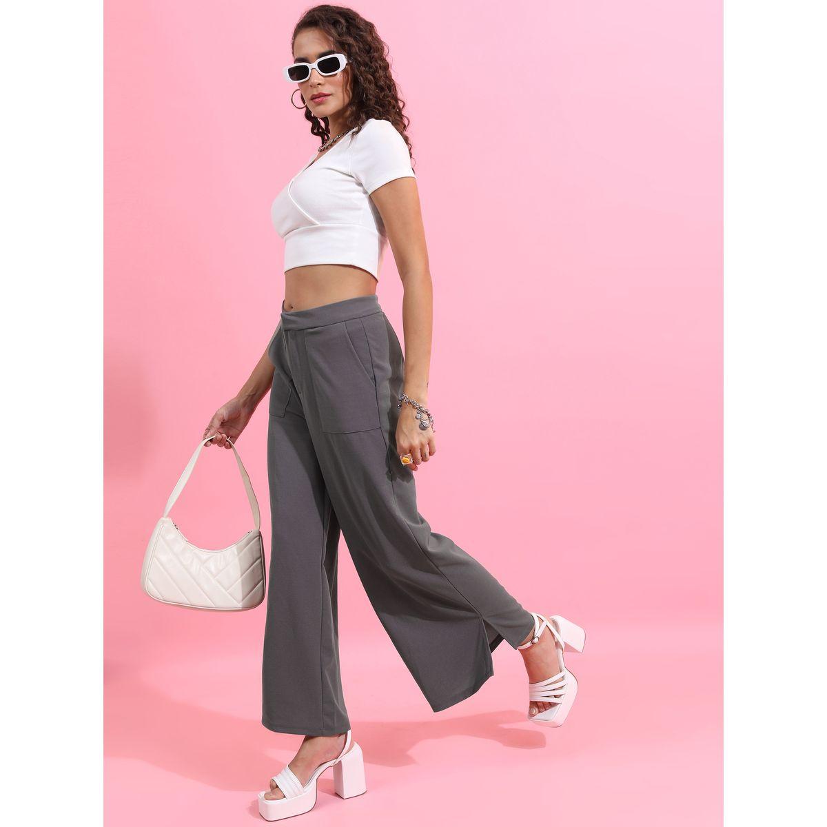 Ketch X Styli Solid High Rise Wide Leg Trouser-women-clothing-bottoms-trousers-image-2