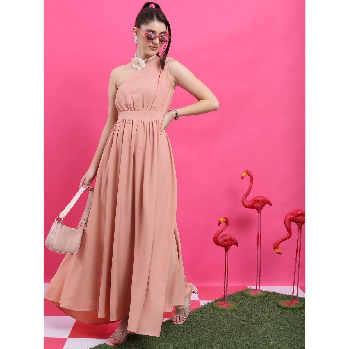 فستان طويل بكتف واحد كيتش × ستايلي-women-clothing-dresses-image-1