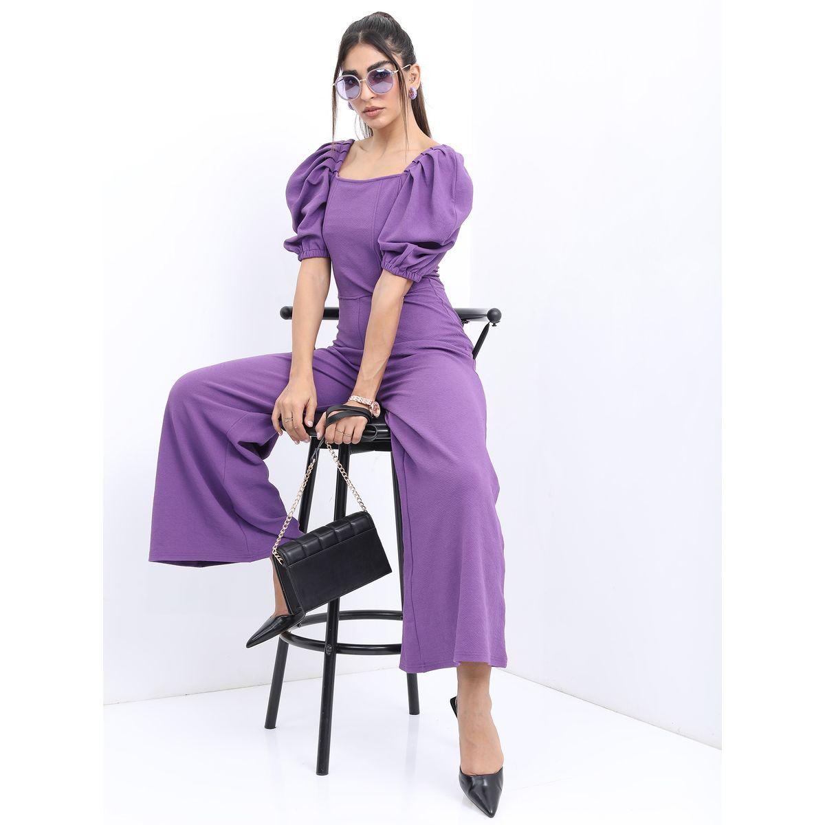 Ketch X Styli Solid Puff Sleeve Wide Leg Jumpsuit-women-clothing-jumpsuits-image-1