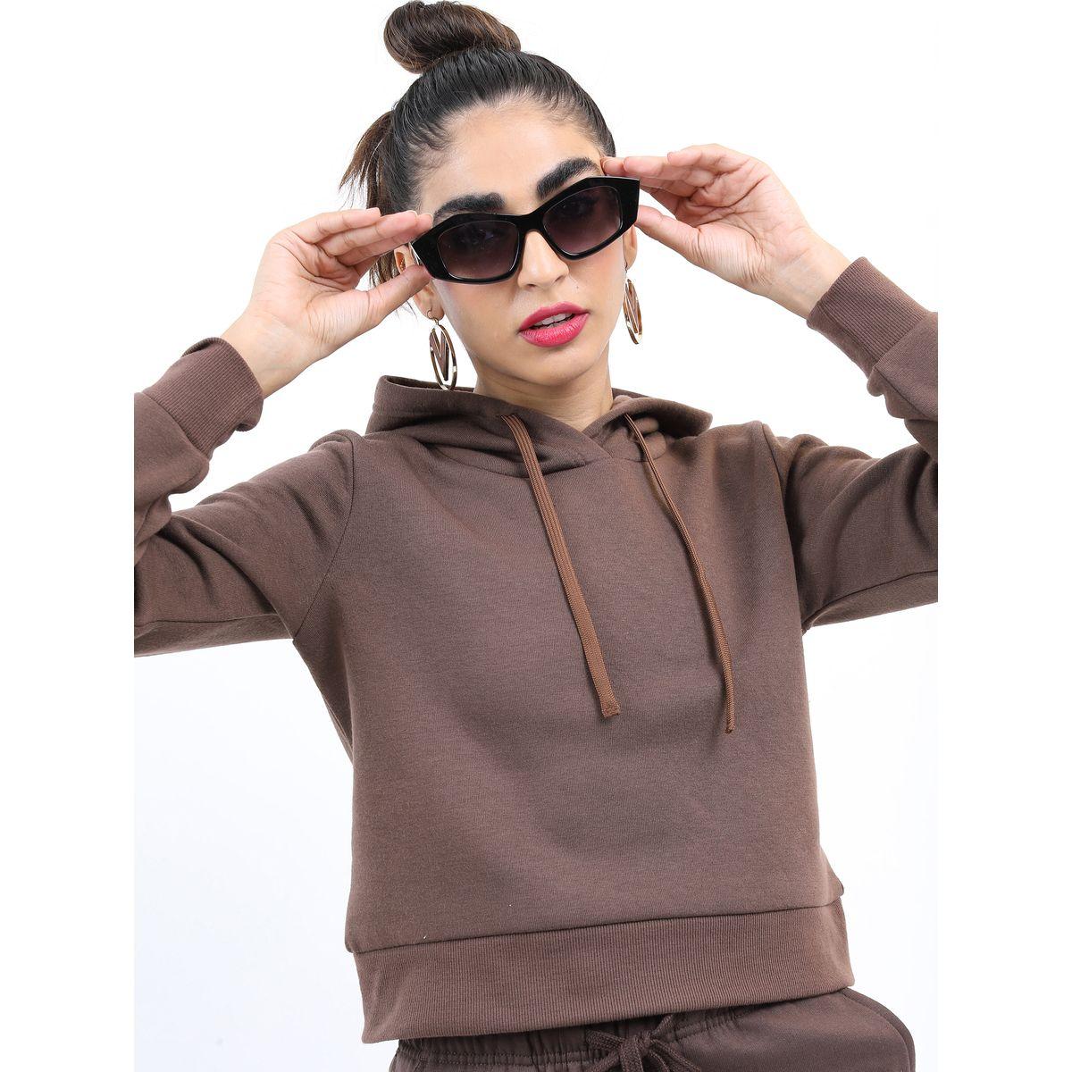 Ketch X Styli Cropped Solid Hooded Sweatshirt-women-winterwear-hoodiesandsweatshirts-sweatshirts-image-1