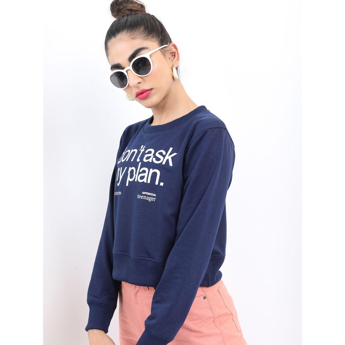 Ketch X Styli Cropped Letter Print Sweatshirt-women-winterwear-hoodiesandsweatshirts-sweatshirts-image-4