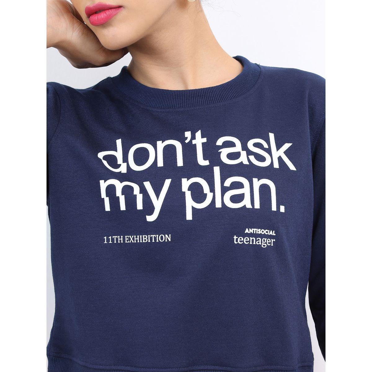 Ketch X Styli Cropped Letter Print Sweatshirt-women-winterwear-hoodiesandsweatshirts-sweatshirts-image-5