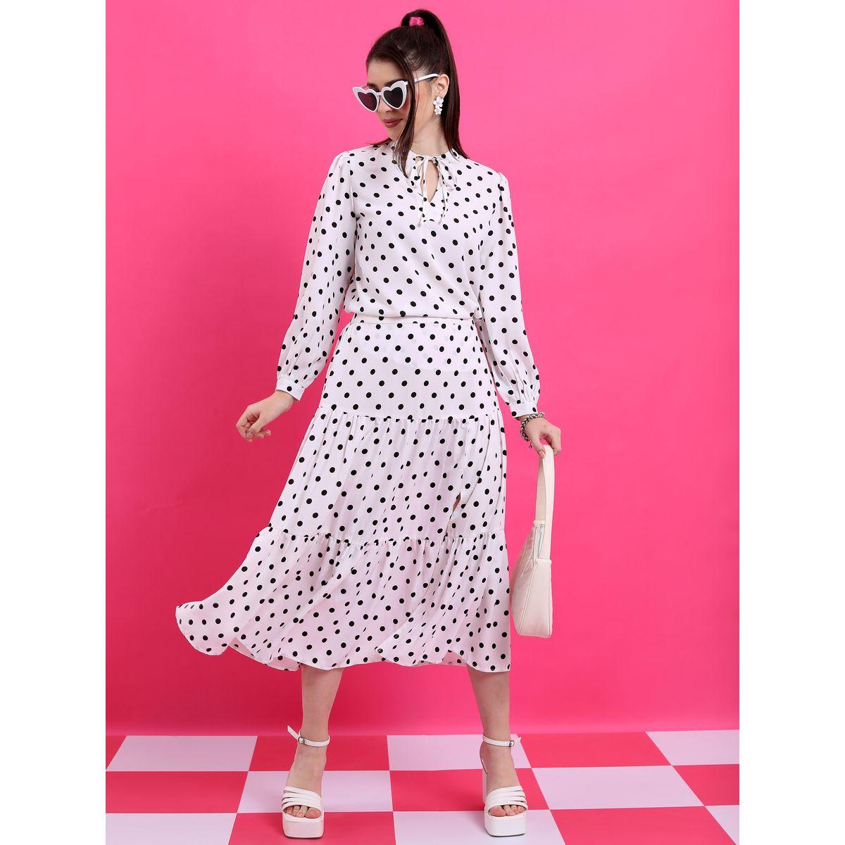 Ketch X Styli Polka Dot Print Tiered Midi Skirt-women-clothing-bottoms-skirts-image-2