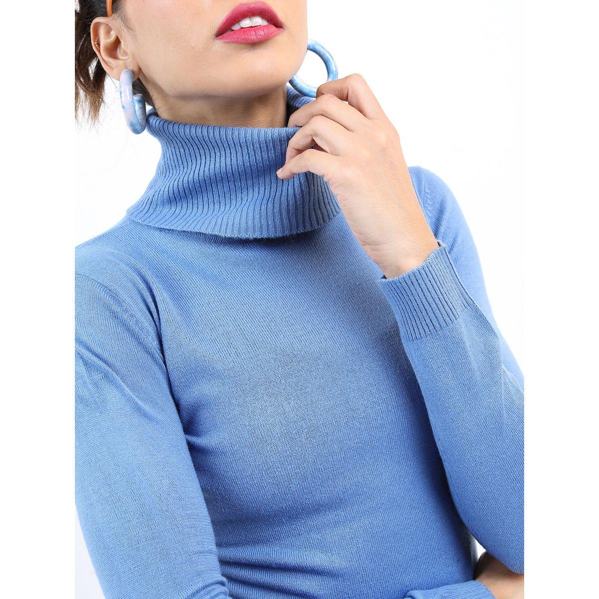 Ketch X Styli Solid High Neck Ribbed Slim Fit Sweater-women-clothing-cardigansandjumpers-jumpers-image-5
