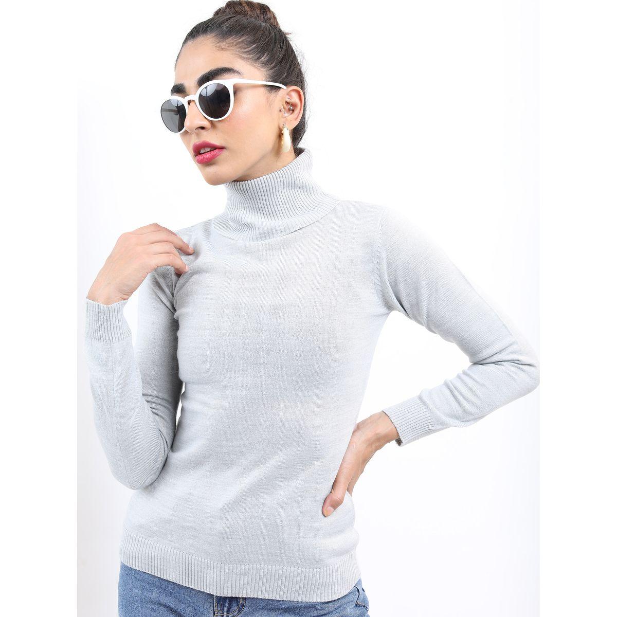 Ketch X Styli Solid High Neck Ribbed Slim Fit Sweater-women-clothing-cardigansandjumpers-jumpers-image-1