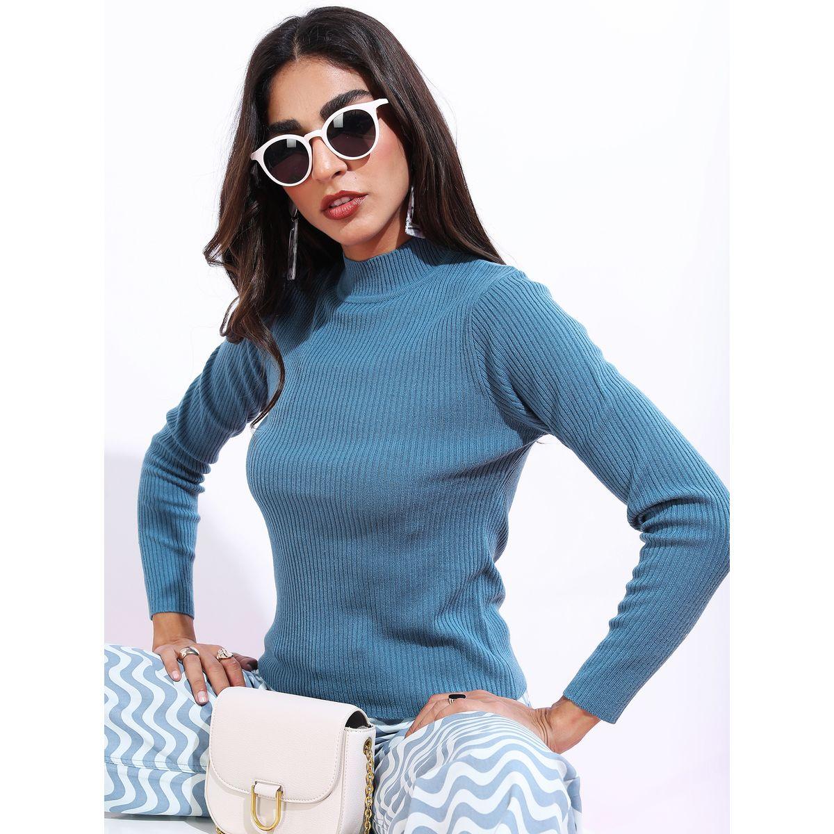 سويتر مضلع بياقة عالية كيتش × ستايلي-women-clothing-cardigansandjumpers-jumpers-image-6
