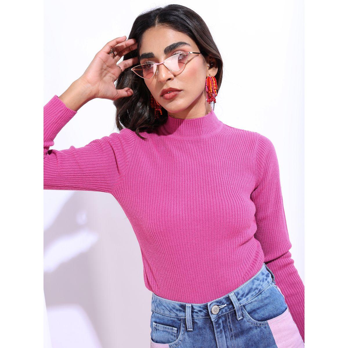 سويتر مضلع بياقة عالية كيتش × ستايلي-women-clothing-cardigansandjumpers-jumpers-image-1