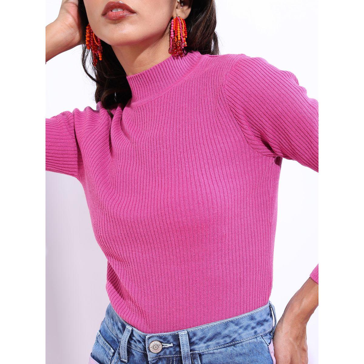سويتر مضلع بياقة عالية كيتش × ستايلي-women-clothing-cardigansandjumpers-jumpers-image-4