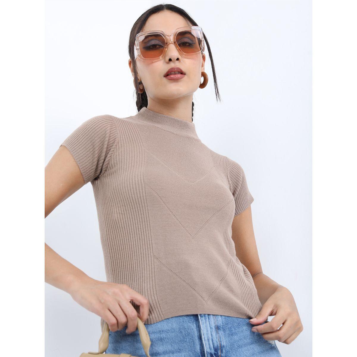 Ketch X Styli Solid High Neck Ribbed Sweater-women-clothing-cardigansandjumpers-jumpers-image-1