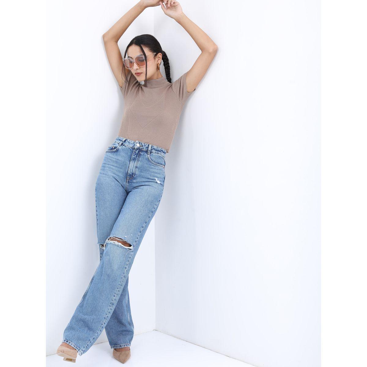 Ketch X Styli Solid High Neck Ribbed Sweater-women-clothing-cardigansandjumpers-jumpers-image-2