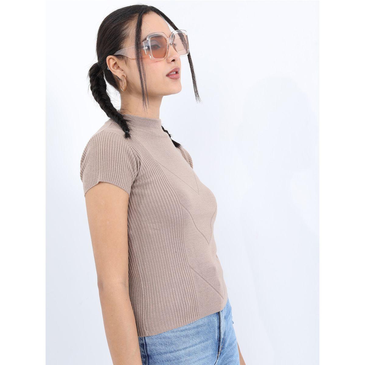 سويتر مضلع بياقة عالية كيتش × ستايلي-women-clothing-cardigansandjumpers-jumpers-image-6