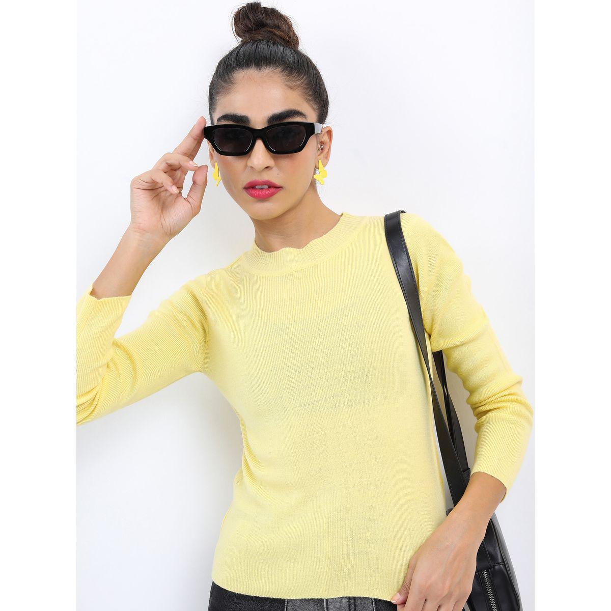 Ketch X Styli Solid Round Neck Slim Fit Sweater-women-clothing-cardigansandjumpers-jumpers-image-1