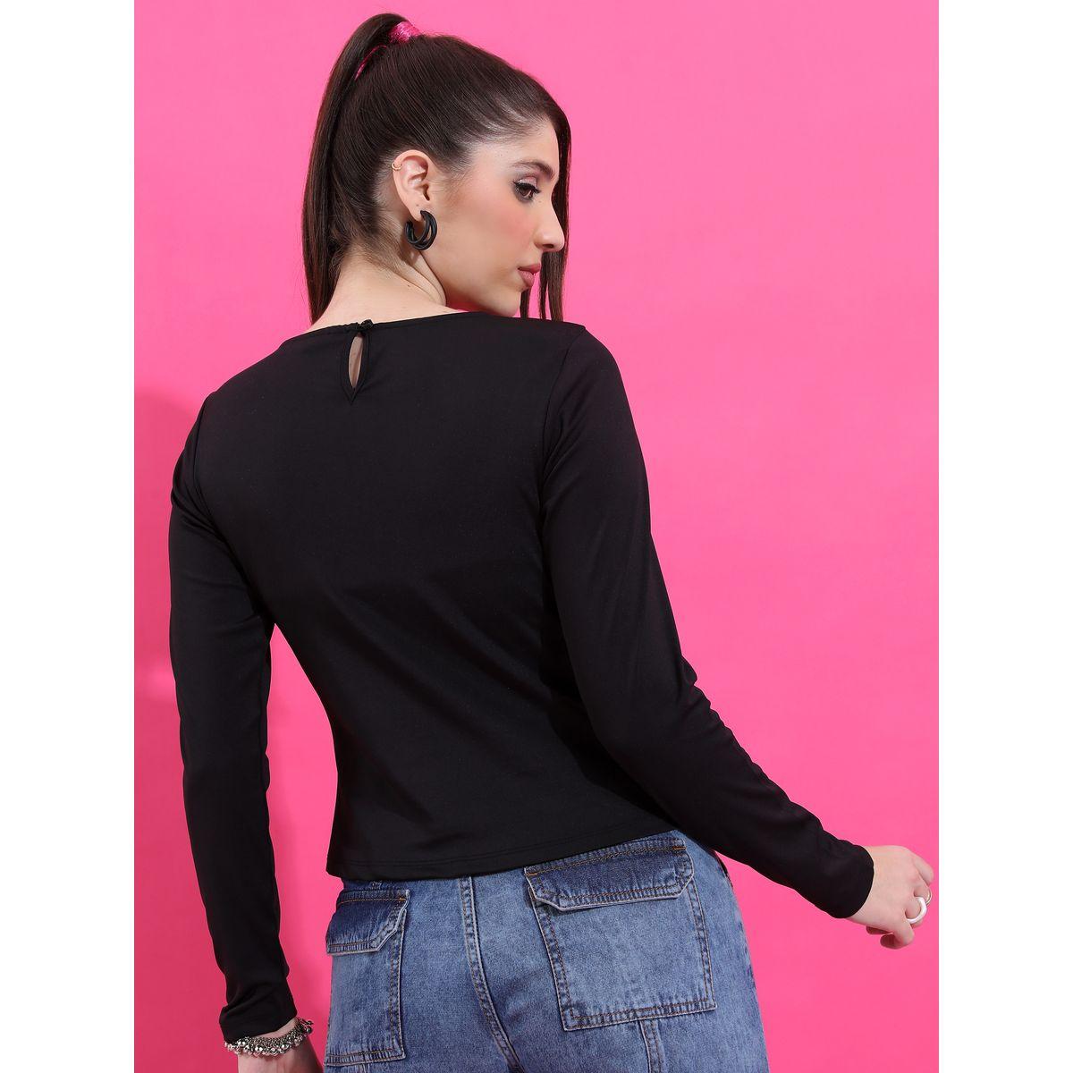 Ketch X Styli Regular Fit Cutout Detail Ruched Top-women-clothing-shirtsandblouses-blouses-image-3