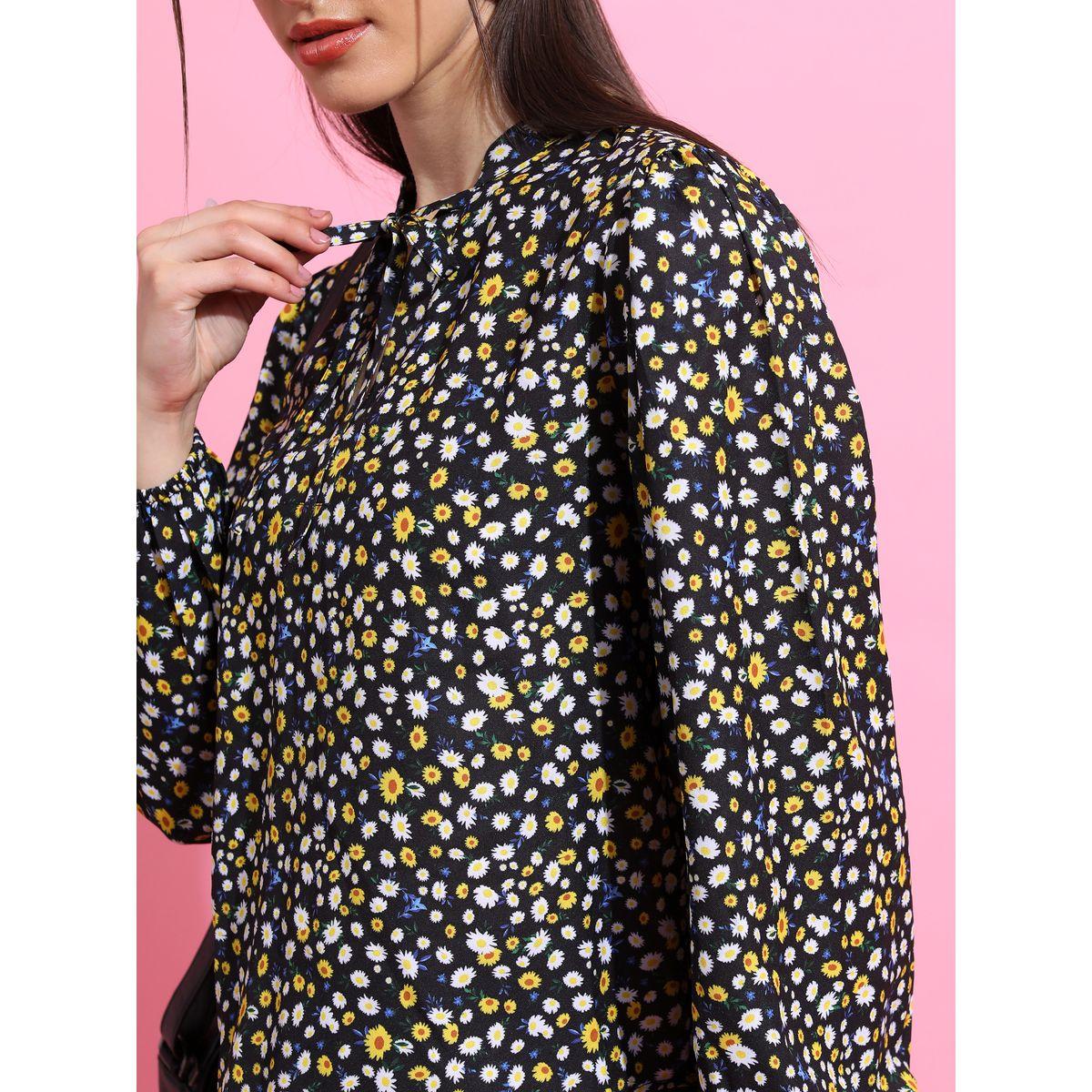 بلوزة مطبعة بطبعة زهور كيتش × ستايلي-women-clothing-shirtsandblouses-blouses-image-5