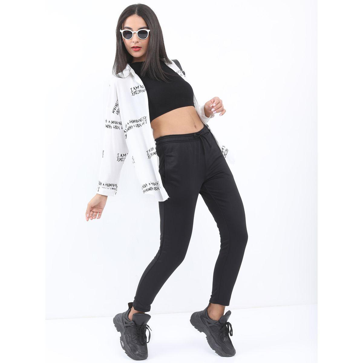 Ketch X Styli Solid Mid Rise Jogger with Drawstring-women-clothing-bottoms-joggers-image-2