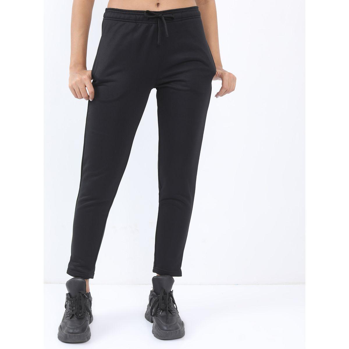 Ketch X Styli Solid Mid Rise Jogger with Drawstring-women-clothing-bottoms-joggers-image-4