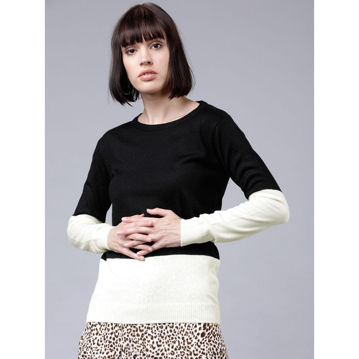 سويتر بنمط كتل الالوان طوكيو توكيز × ستايلي-women-winterwear-cardigansandjumpers-jumpers-image-1