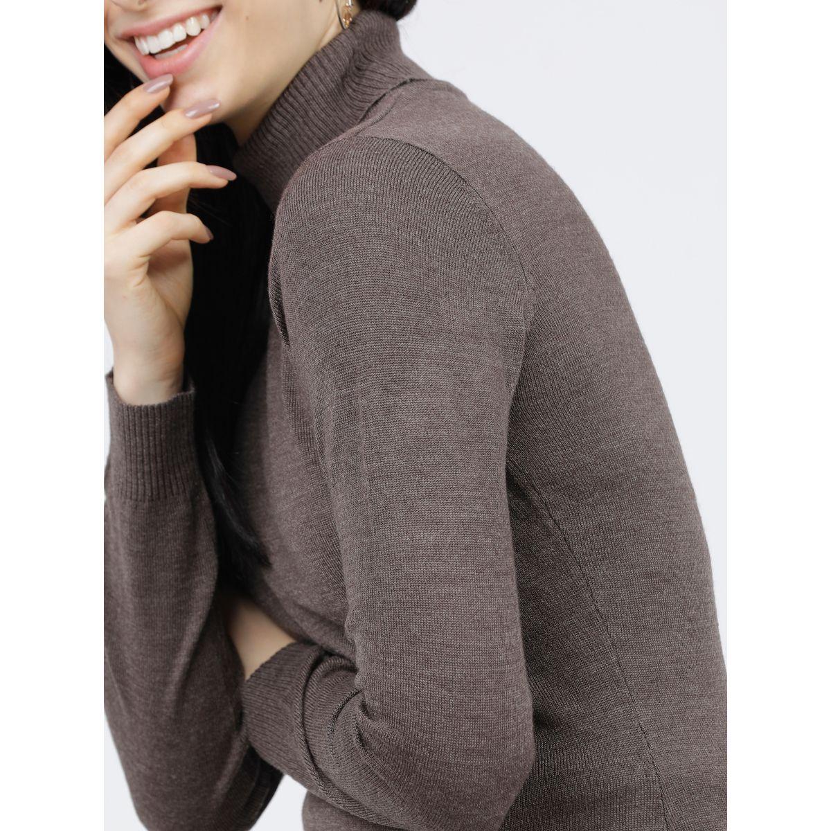 Tokyo Talkies X Styli Slim Fit Turtle Neck Sweater-women-winterwear-cardigansandjumpers-jumpers-image-4