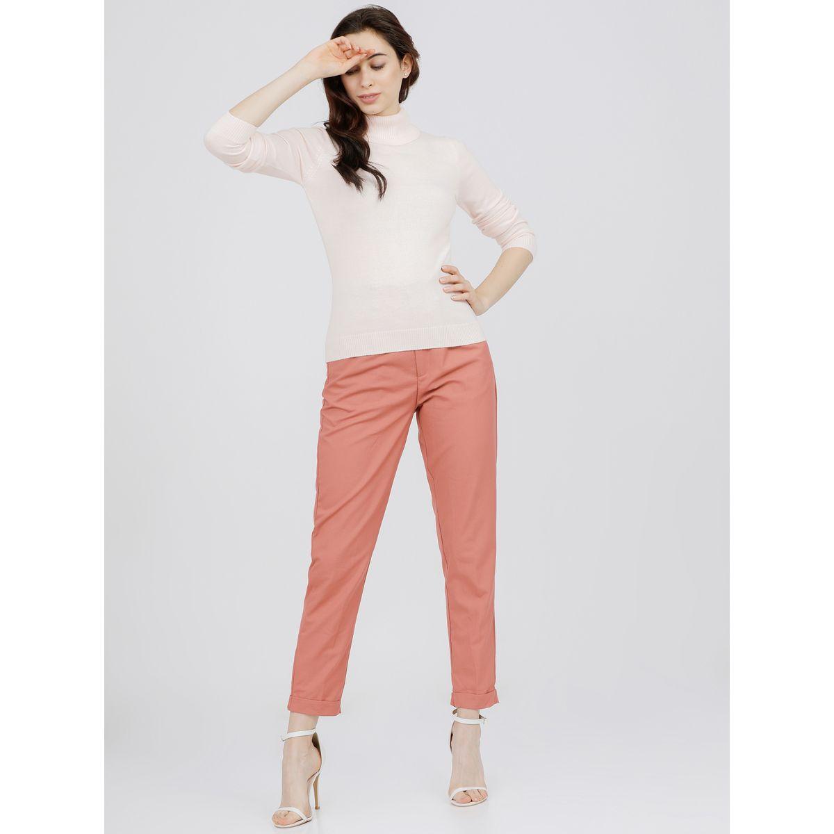 Tokyo Talkies X Styli Solid Turtle Neck Slim Fit Sweater-women-clothing-cardigansandjumpers-jumpers-image-5
