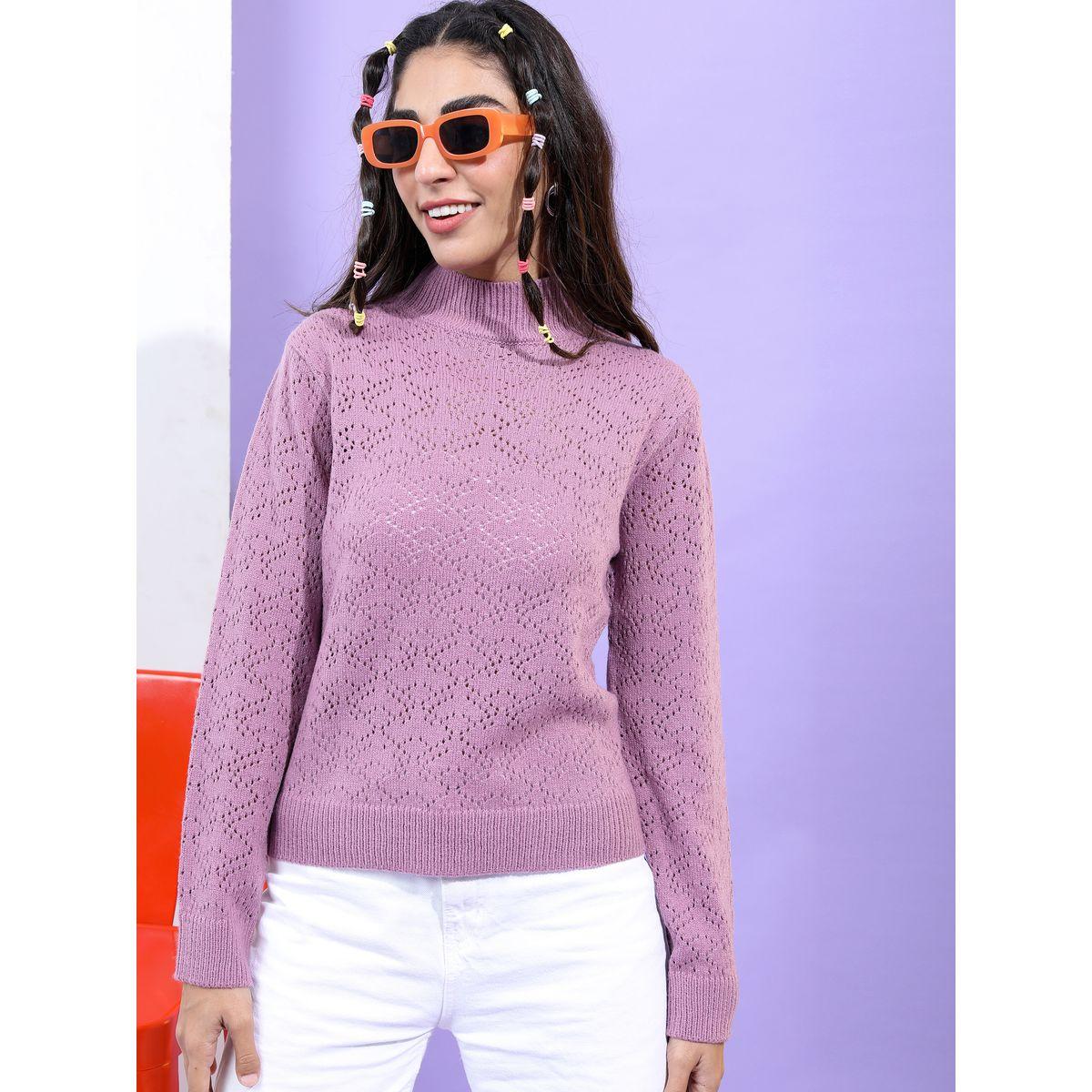سويتر بتفاصيل مطرزة وياقة عالية طوكيو توكيز × ستايلي-women-winterwear-cardigansandjumpers-jumpers-image-4