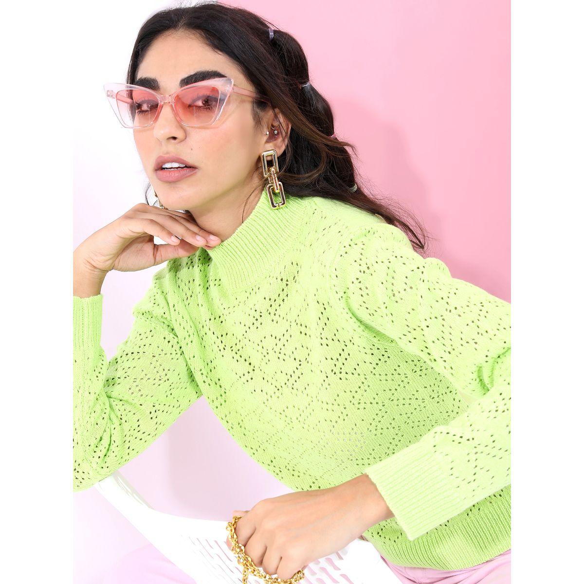 سويتر بتفاصيل مطرزة وياقة عالية طوكيو توكيز × ستايلي-women-clothing-cardigansandjumpers-jumpers-image-1