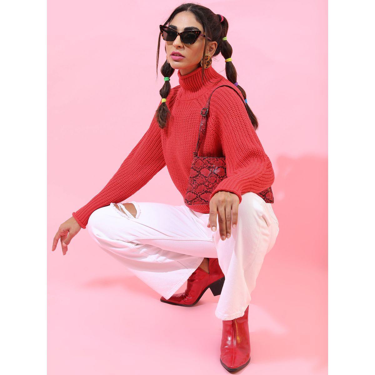 سويتر قصير بياقة عالية طوكيو توكيز × ستايلي-women-clothing-cardigansandjumpers-jumpers-image-2