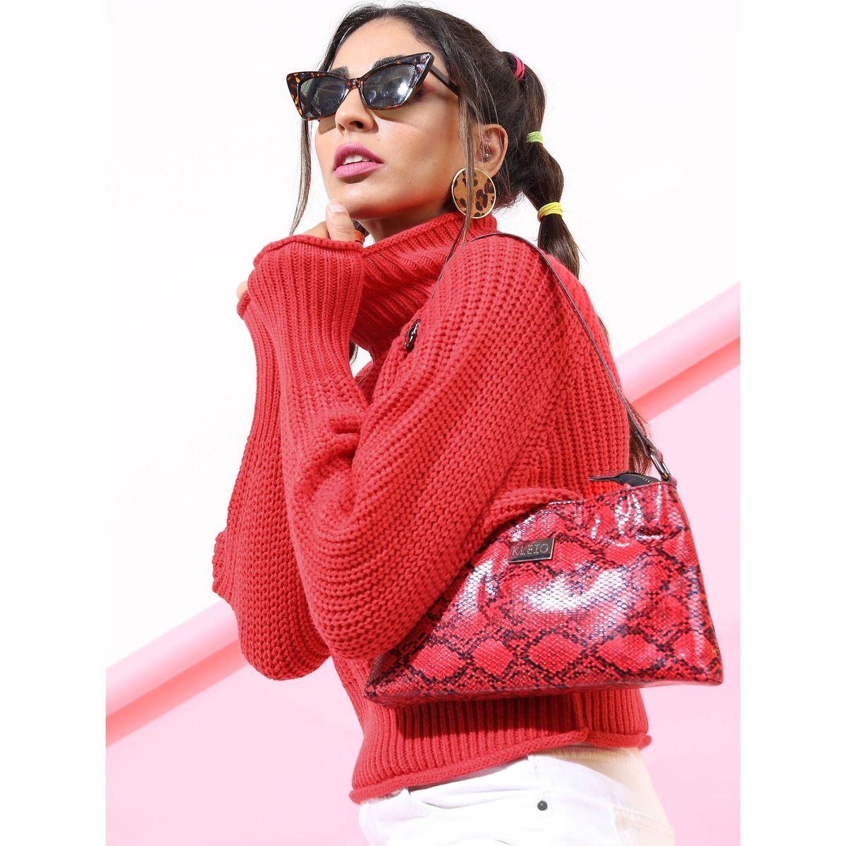 Tokyo Talkies X Styli Solid High Neck Ribbed Cropped Sweater-women-clothing-cardigansandjumpers-jumpers-image-4