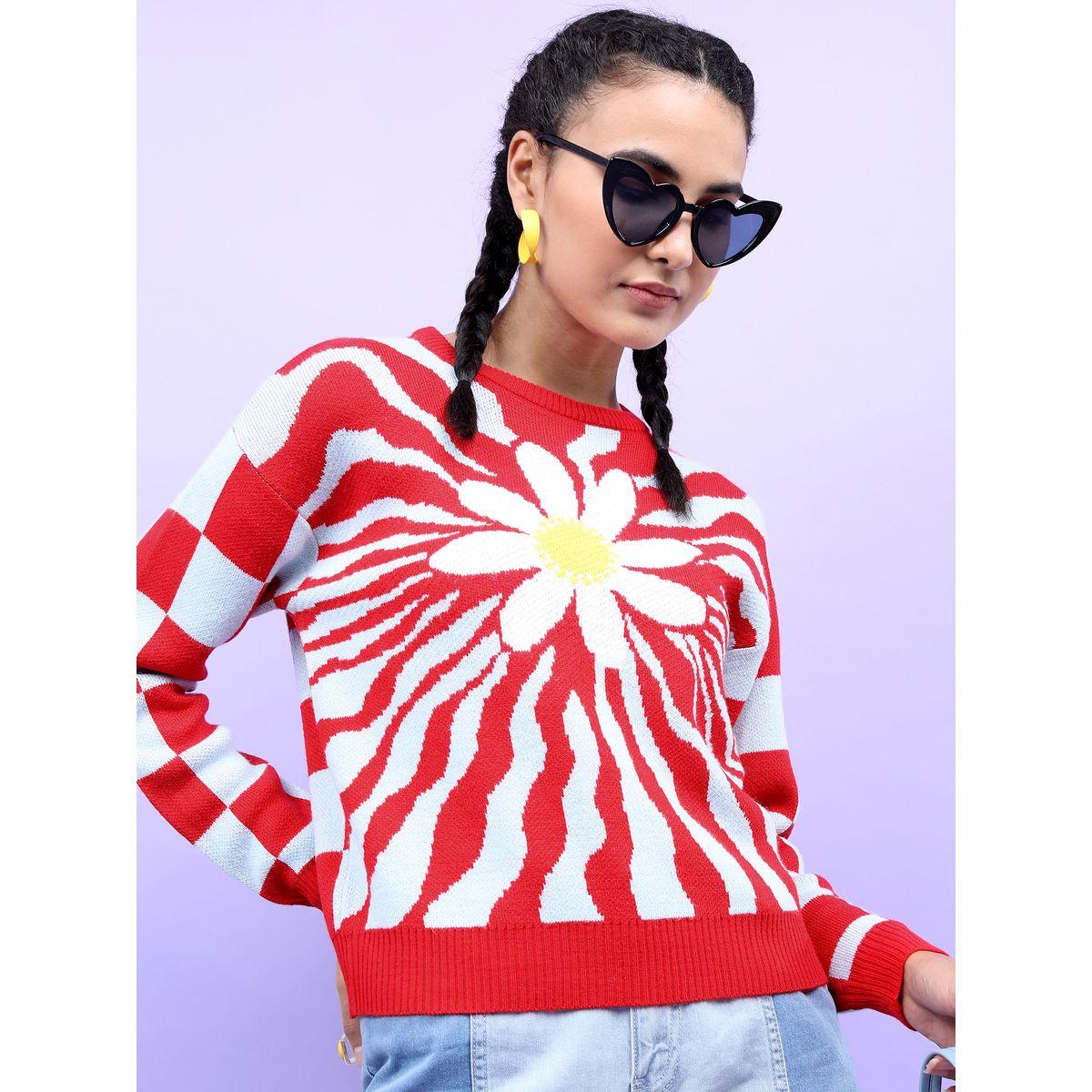 سويتر محبوك بياقة دائرية طوكيو توكيز × ستايلي-women-clothing-cardigansandjumpers-jumpers-image-1